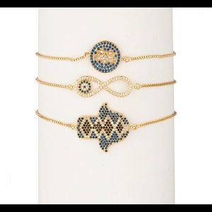 Eye Candy Infinity Bracelet Set